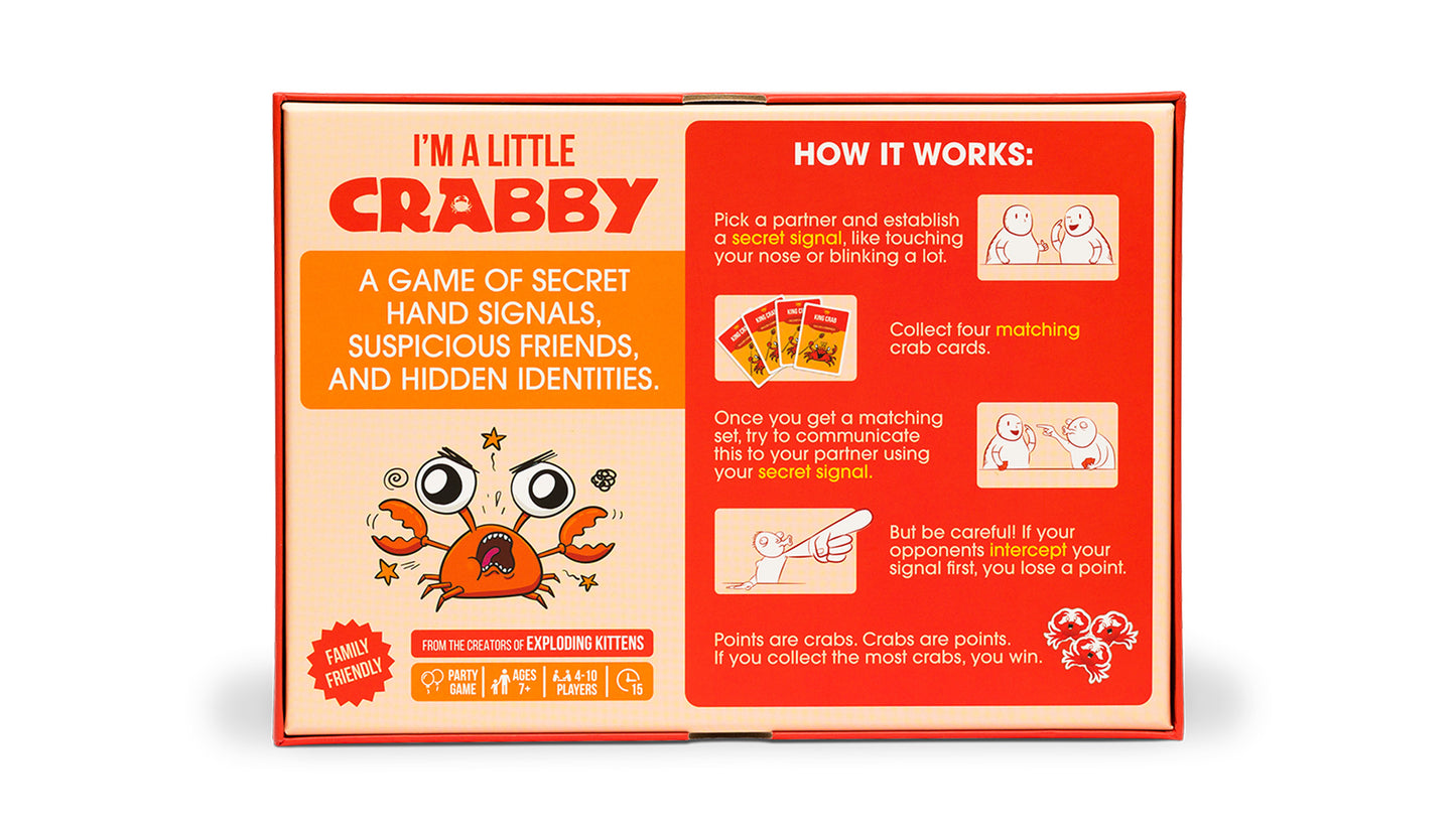 I'm A Little Crabby