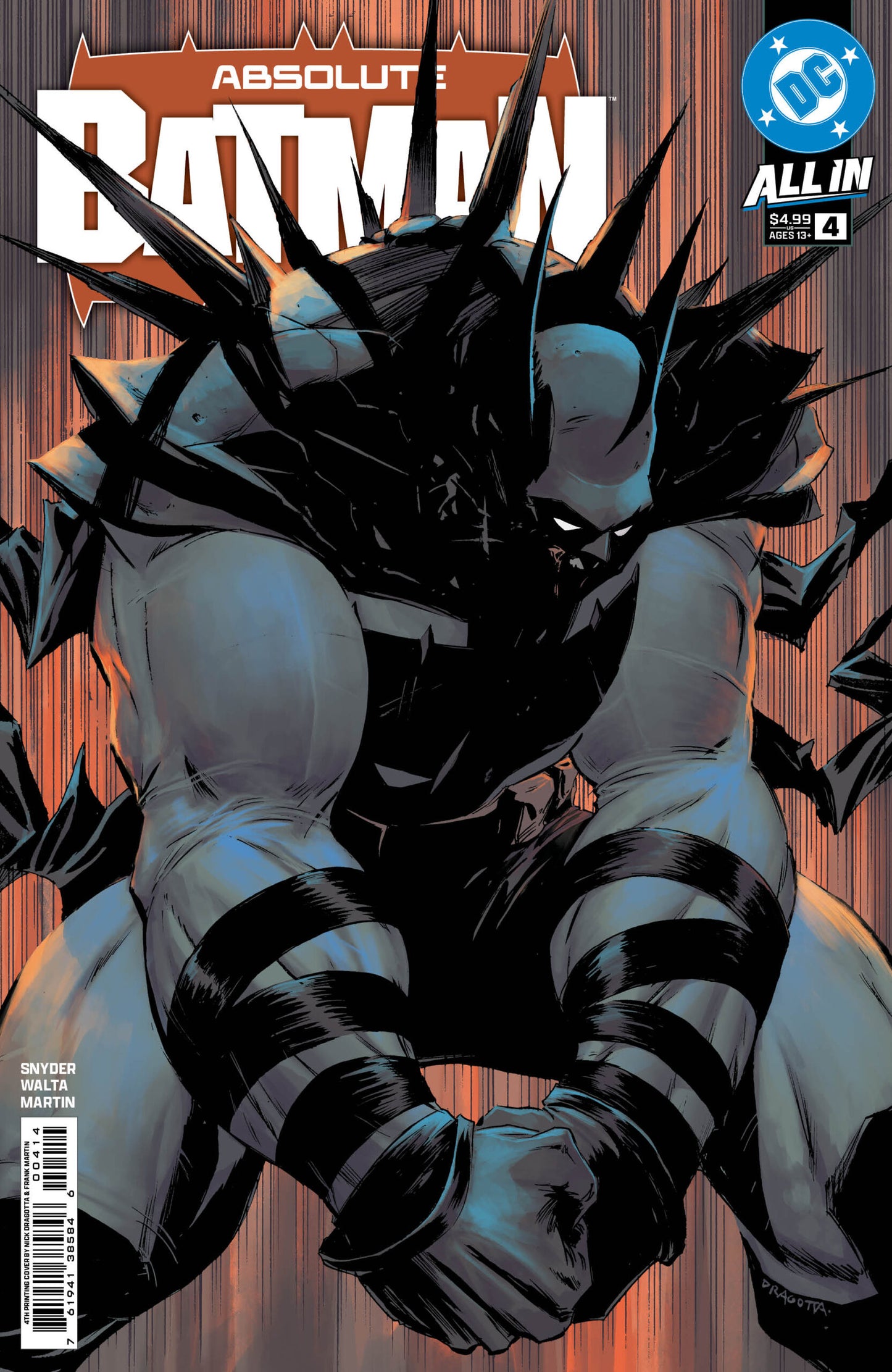 ABSOLUTE BATMAN #4: Nick Dragotta 4th Print