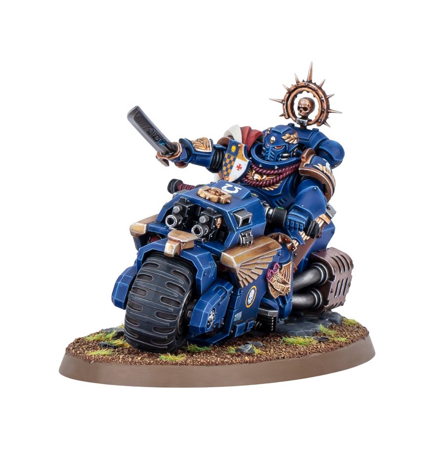 48-113 SPACE MARINES: CAPTAIN ON BIKE