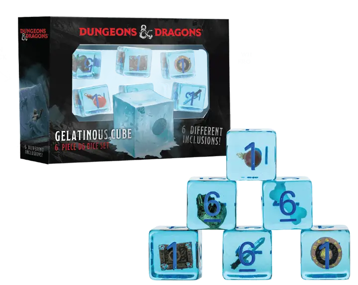 D&D Gelatinous Cube 6-Pack