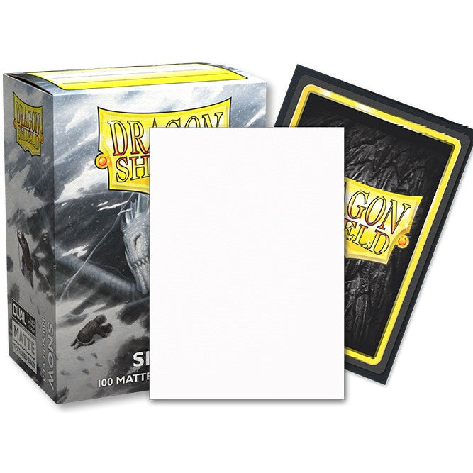 Dragon Shield: Sleeves – Matte Dual – Snow