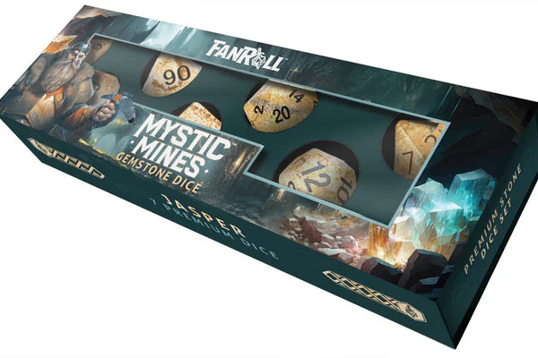 Fanroll Gemstone Dice - Jasper