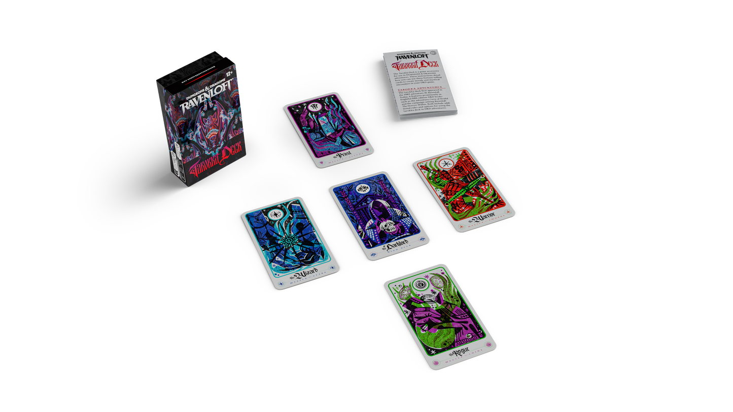 D&D Dungeons & Dragons Ravenloft the Horrors Within Tarokka Deck
