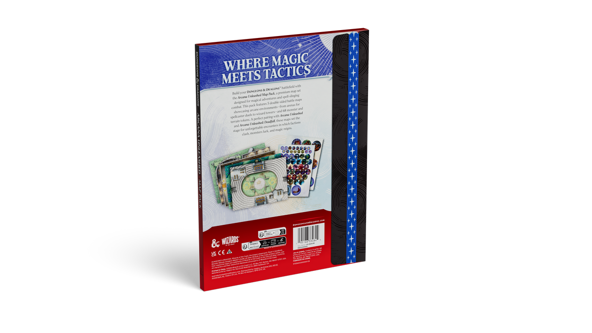 D&D Dungeons & Dragons Arcana Unleashed Map Pack