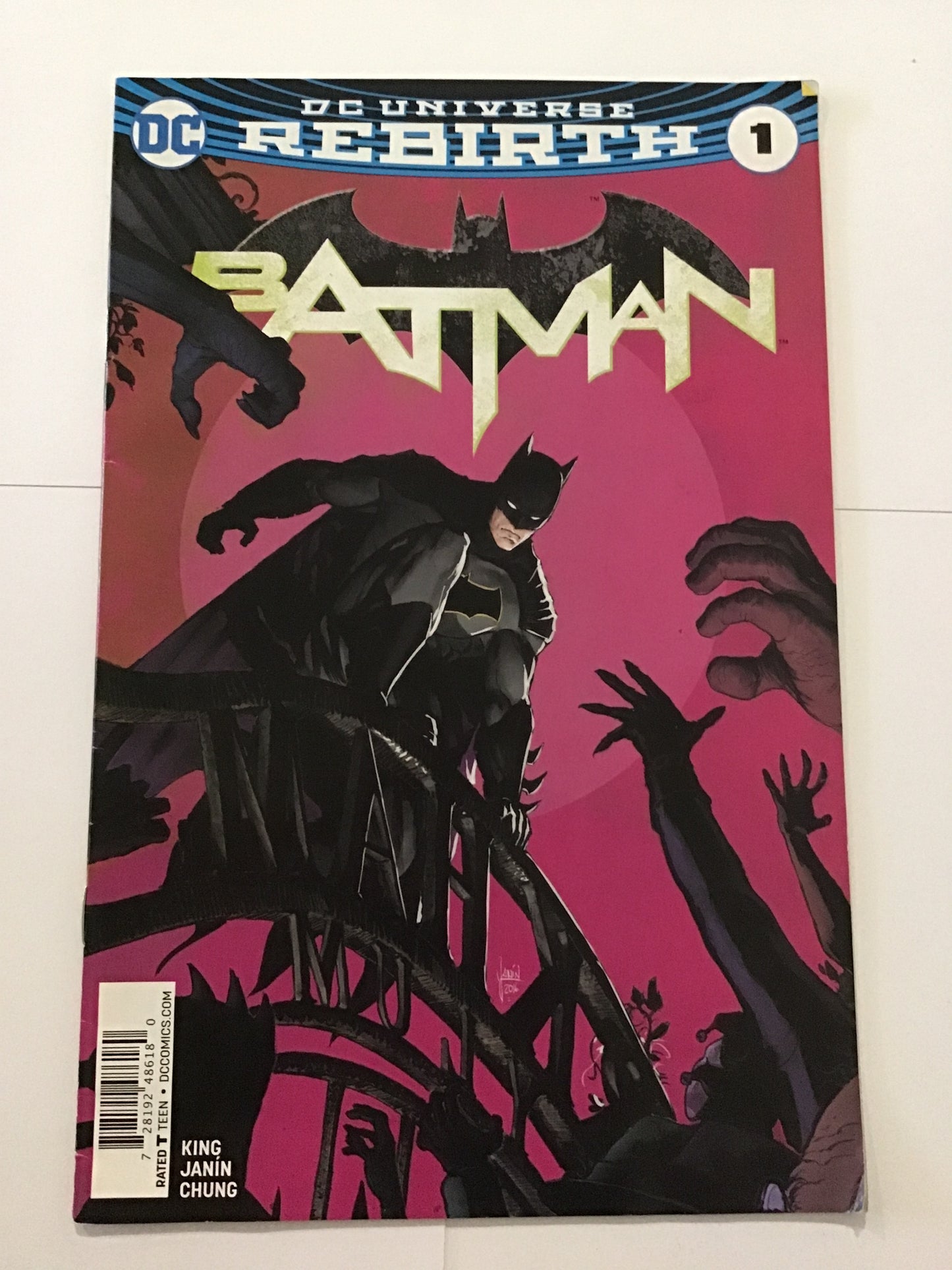 Batman: Rebirth #1 - Pink Cover
