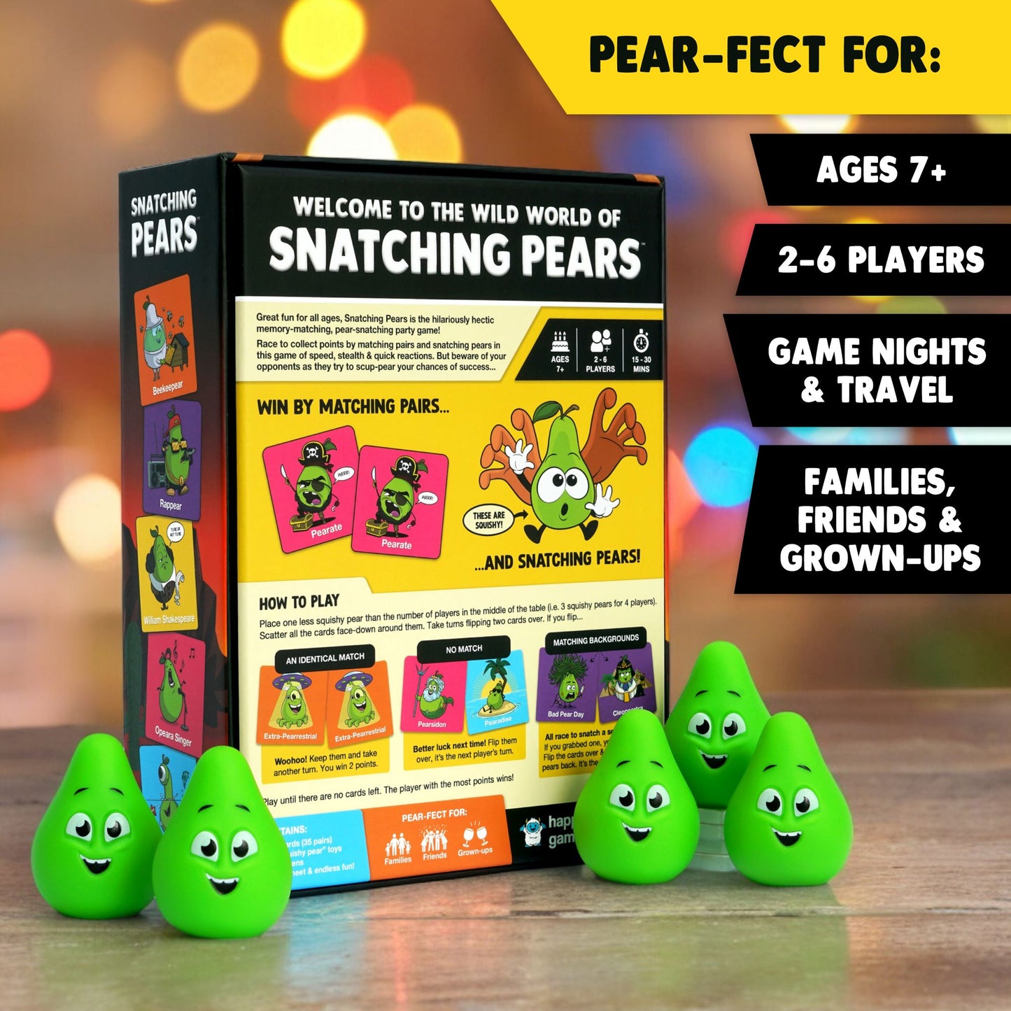 Snatching Pears – The Mad Memory-Matching Pear-Snatching Party Game