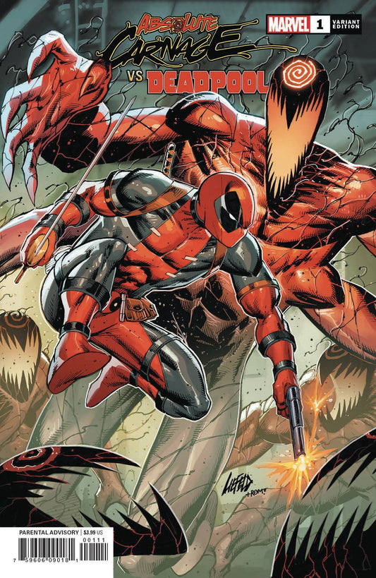 ABSOLUTE CARNAGE VS DEADPOOL #1: Rob Liefeld connecting cover