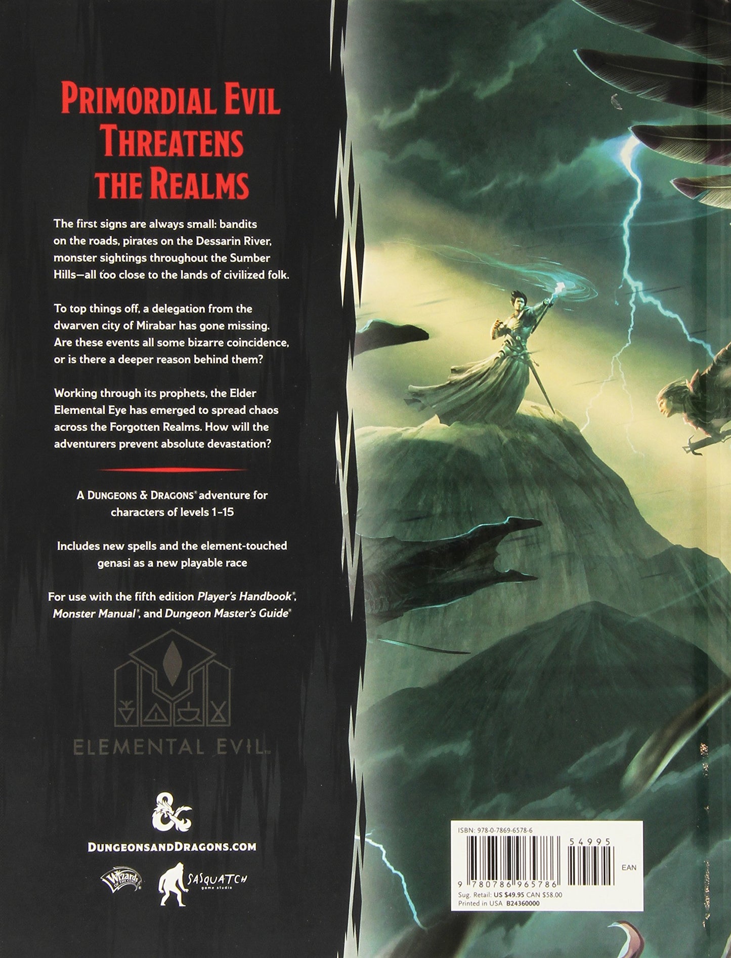 D&D Elemental Evil Princes of the Apocalypse Hardcover