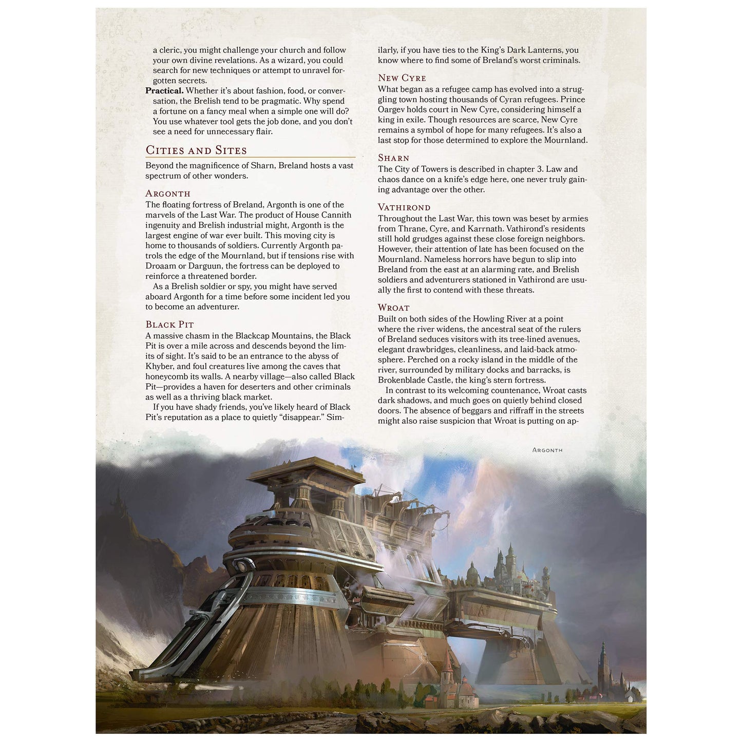 D&D Eberron Rising from the Last War Hardcover