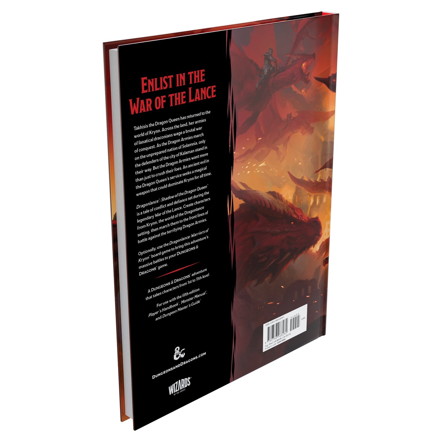 D&D Dungeons & Dragons Dragonlance Shadow of the Dragon Queen Hardcover