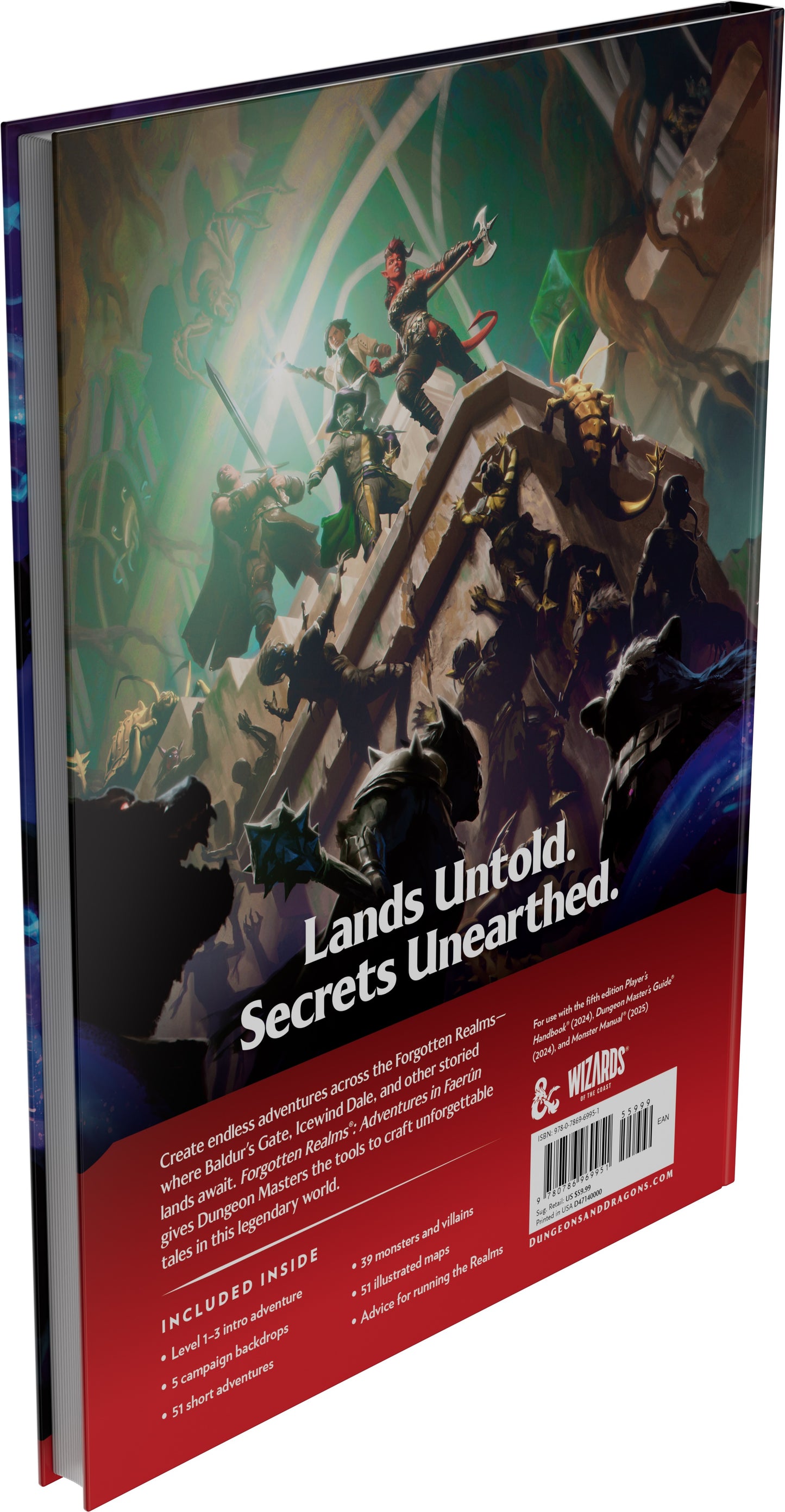 Dungeons & Dragons Forgotten Realms Adventures in Faerun Hardcover