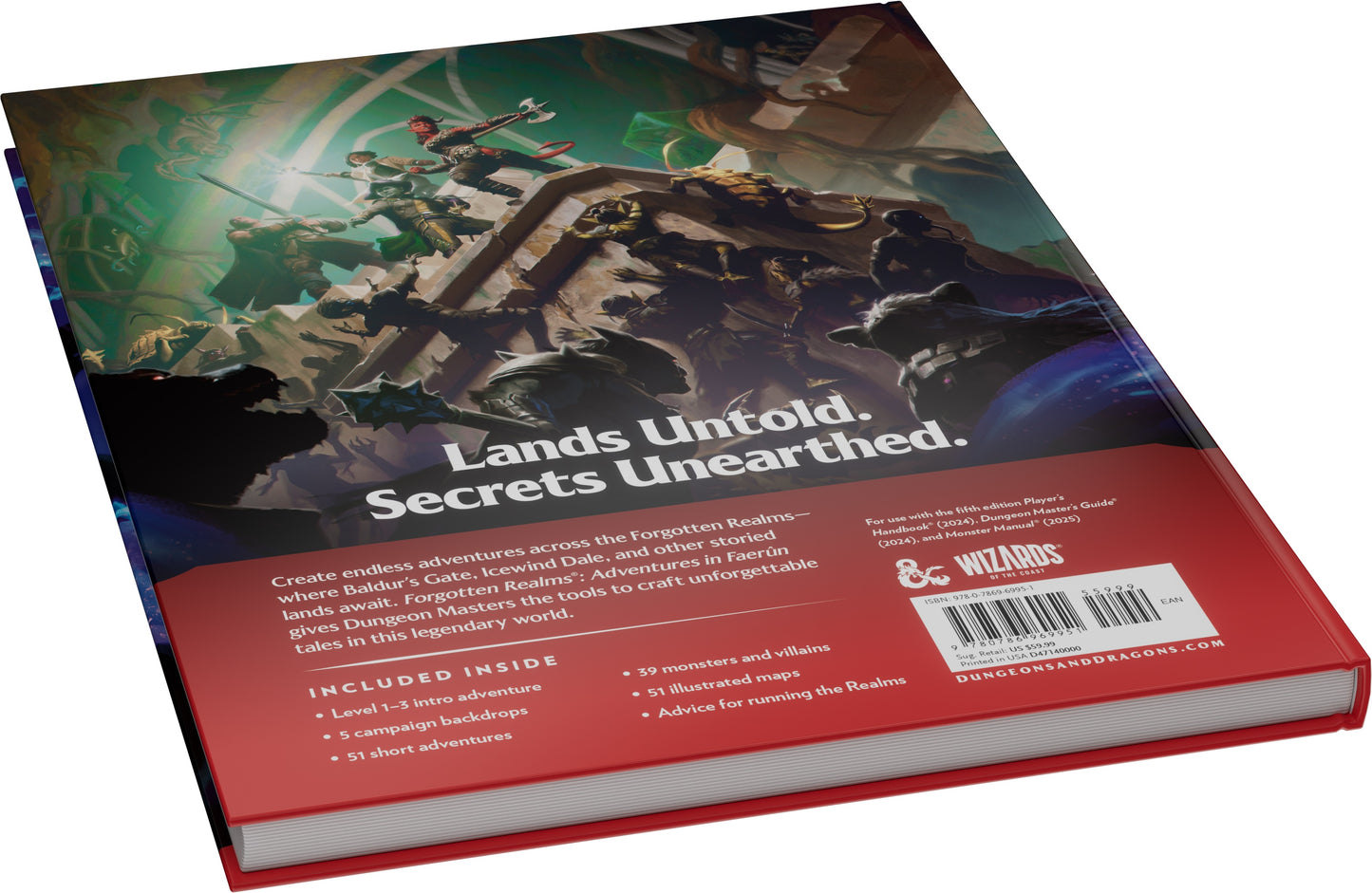 Dungeons & Dragons Forgotten Realms Adventures in Faerun Hardcover