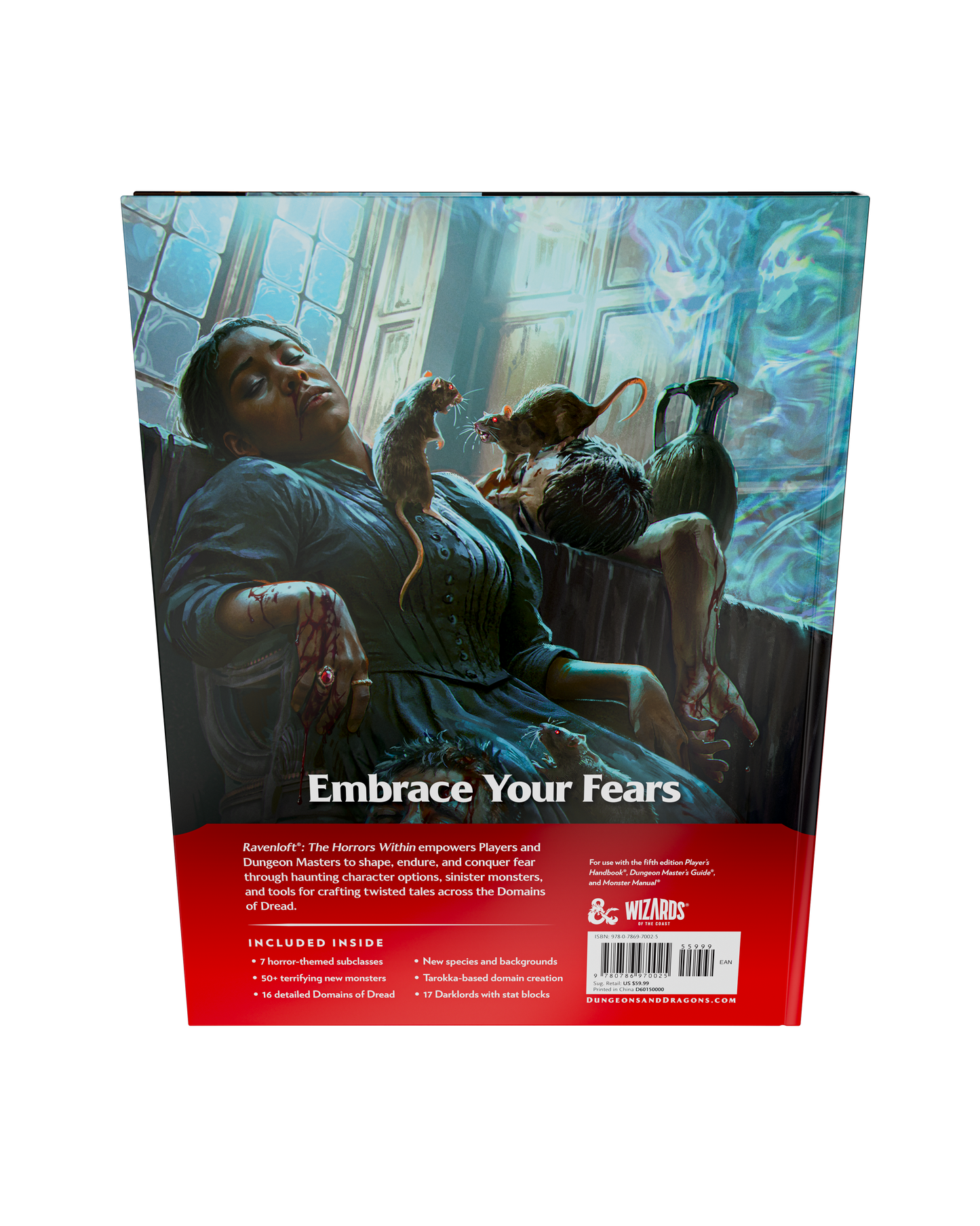 D&D Dungeons & Dragons Ravenloft the Horrors Within Hardcover