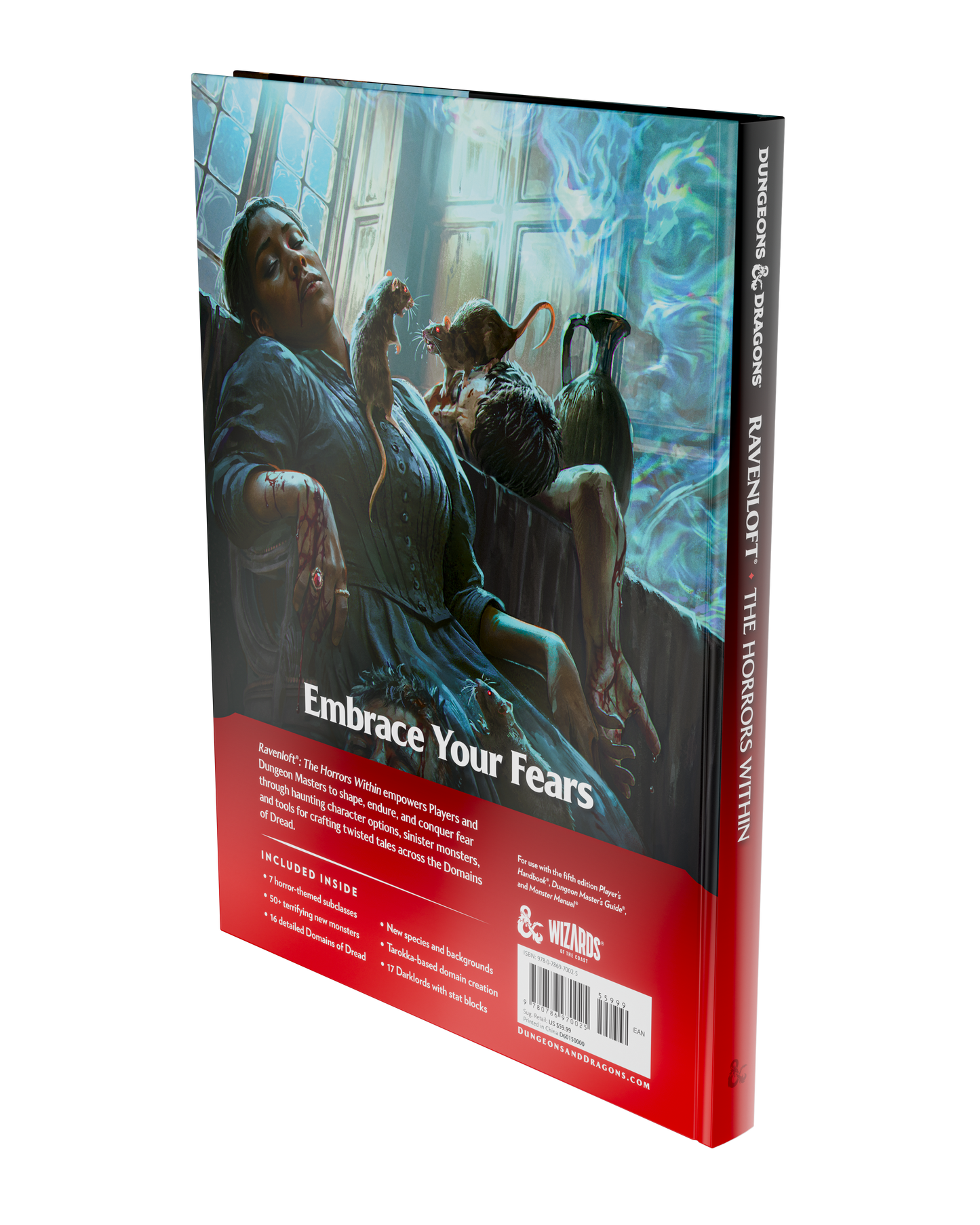 D&D Dungeons & Dragons Ravenloft the Horrors Within Hardcover