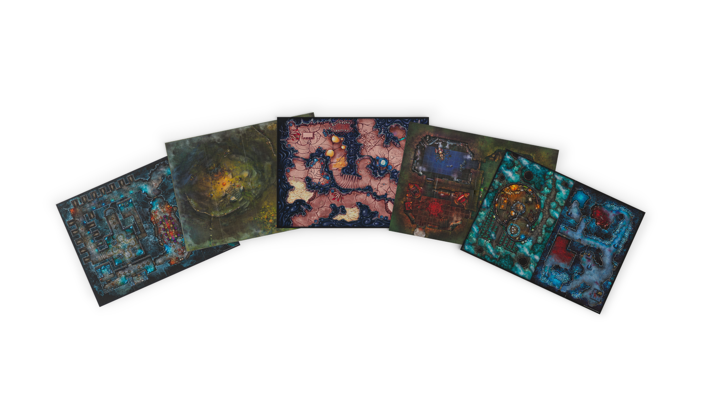 D&D Dungeons & Dragons Ravenloft the Horrors Within Map Pack