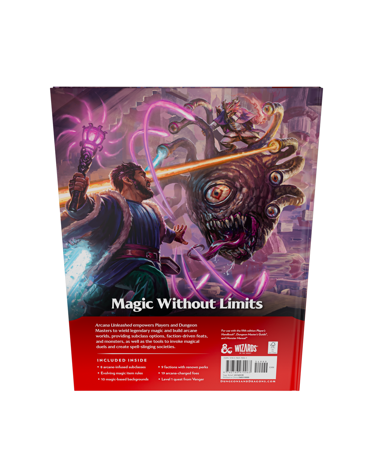 D&D Dungeons & Dragons Arcana Unleashed Hardcover