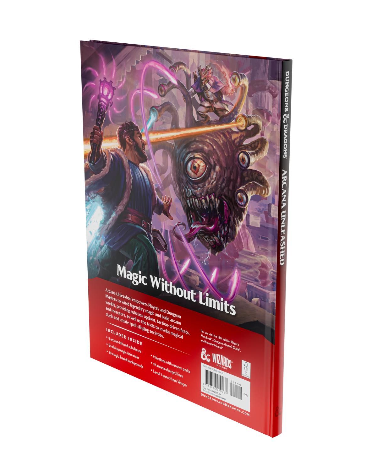 D&D Dungeons & Dragons Arcana Unleashed Hardcover