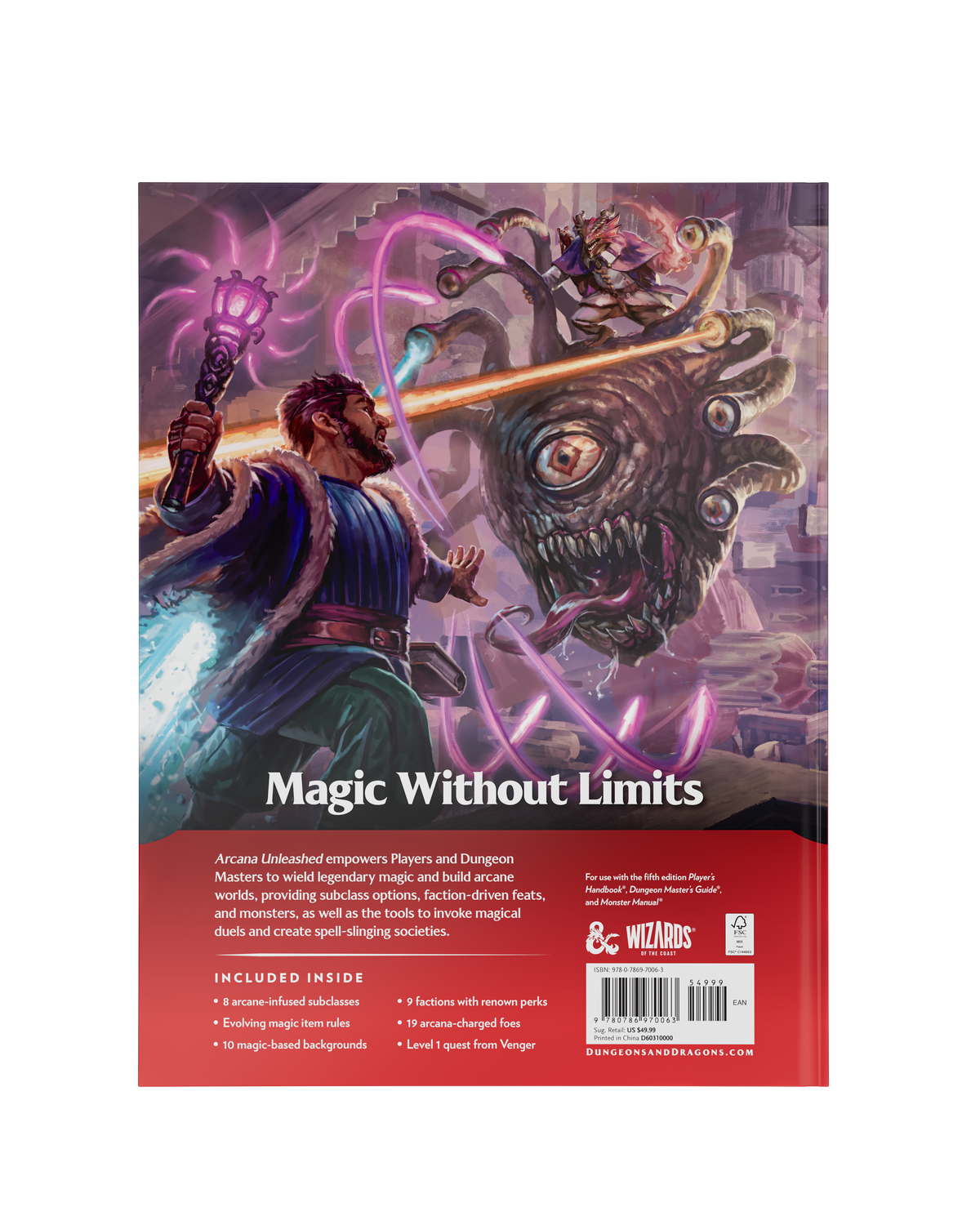 D&D Dungeons & Dragons Arcana Unleashed Hardcover