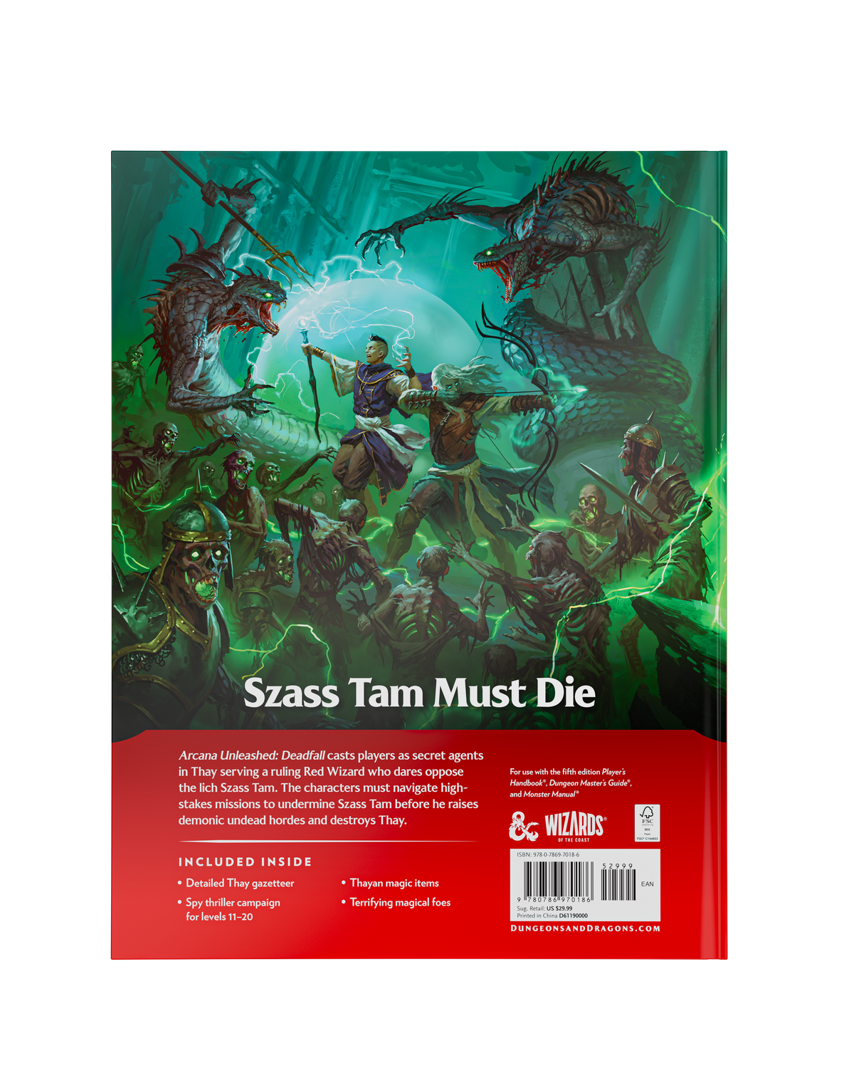D&D Dungeons & Dragons Arcana Unleashed Deadfall Hardcover