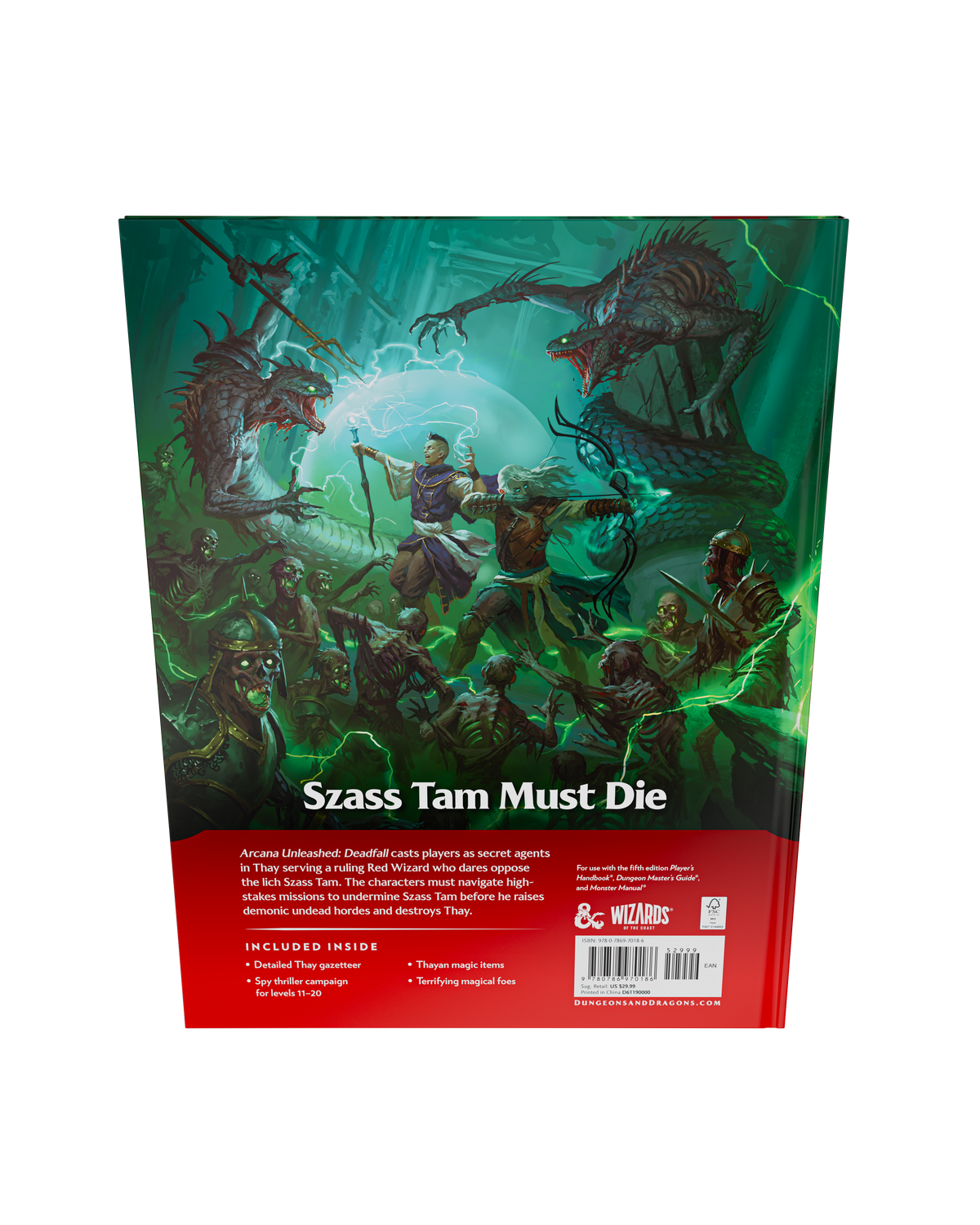 D&D Dungeons & Dragons Arcana Unleashed Deadfall Hardcover