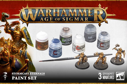 60-10 Age of Sigmar Stormcast Eternals + Paint Set