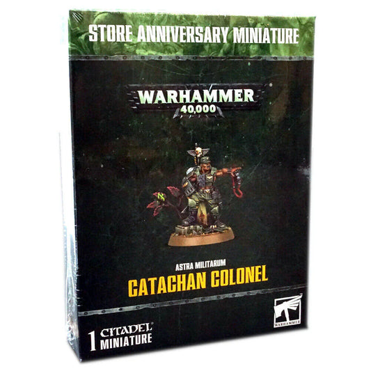 Astra Militarum : Catachan Colonel Store Anniversary Miniature
