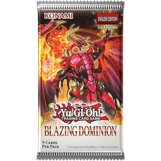 YuGiOh Blazing Dominion Card Booster pack