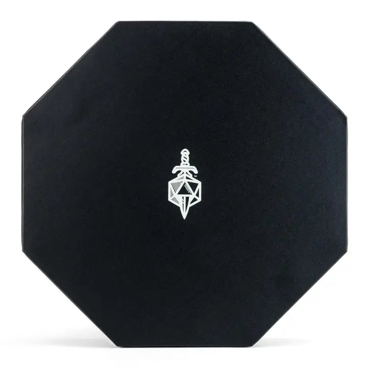 Fanroll Hexagon Dice Tray with Storage Ring (Black)