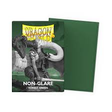 Dragon Shield: Non-Glare Sleeves - Matte - Forest Green